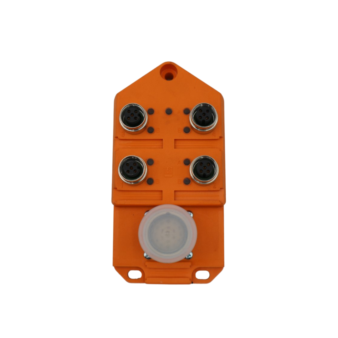 4 ports M12 Actuator  Sensor Distribution Box with M23 Quick-Disconnect for control cable